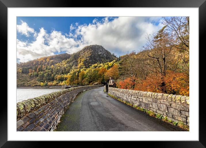 Thirlmere dam view  Framed Mounted Print by James Marsden