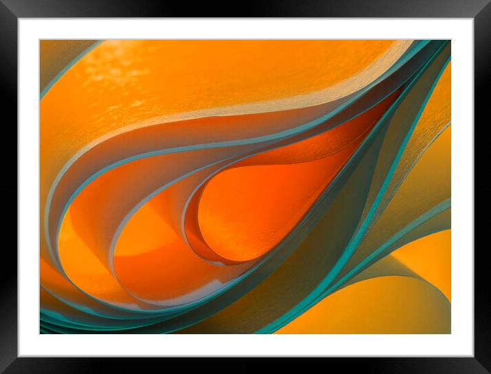 Light and Curves 4 Framed Mounted Print by Kelly Bailey