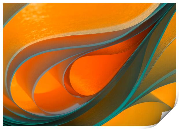 Light and Curves 4 Print by Kelly Bailey