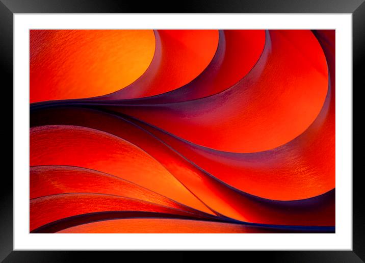 Light and Curves 3 Framed Mounted Print by Kelly Bailey