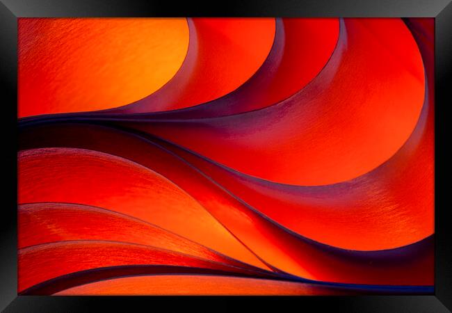 Light and Curves 3 Framed Print by Kelly Bailey