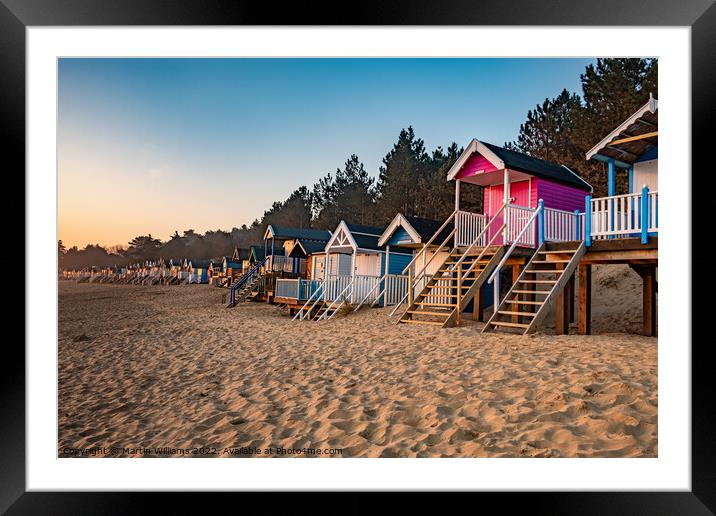 Wells-next-the-Sea Sunrise Framed Mounted Print by Martin Williams