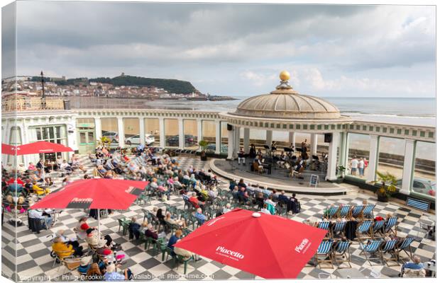 Scarborough Spa Orchestra Canvas Print by Philip Brookes