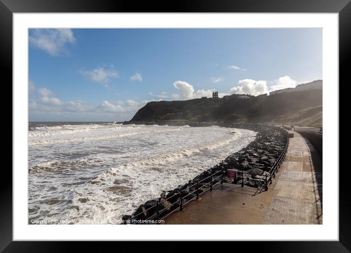 Scarborough Bay Framed Mounted Print by Philip Brookes