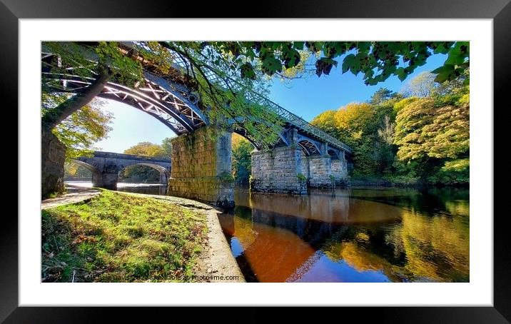 Crook o' Lune, Lancaster Framed Mounted Print by Michele Davis
