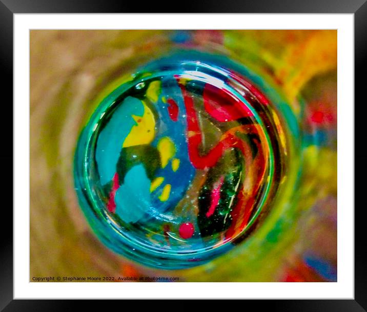 Abstract 436 Framed Mounted Print by Stephanie Moore