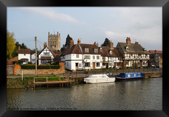 Scenic Tewkesbury Framed Print by Kevin Round