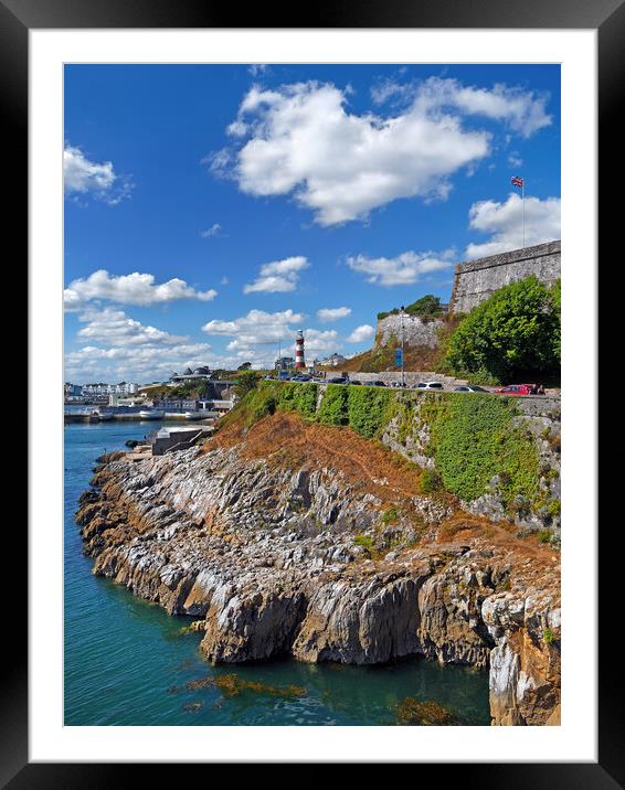 Plymouth Waterfront  Framed Mounted Print by Darren Galpin