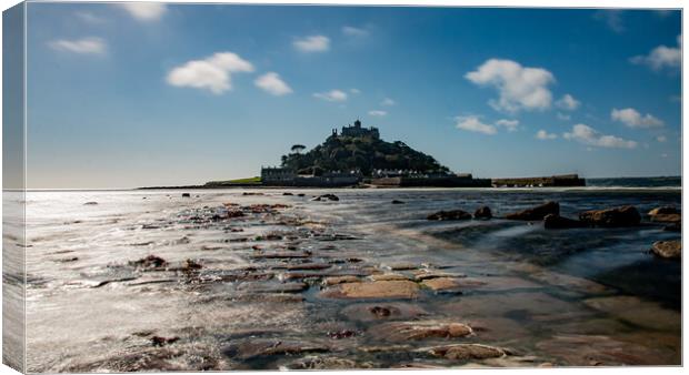 St Michaels Mount Canvas Print by Apollo Aerial Photography