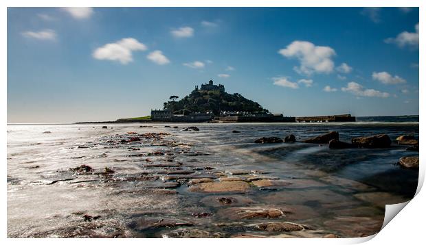 St Michaels Mount Print by Apollo Aerial Photography