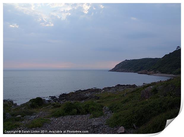 Mölle bay view Print by Sarah Osterman