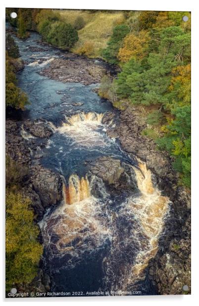 Low Force Waterfall Acrylic by Gary Richardson