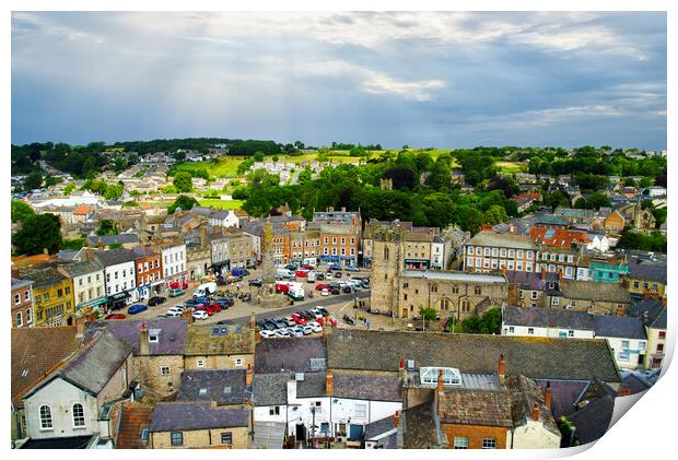 Richmond North Yorkshire  Print by Alison Chambers