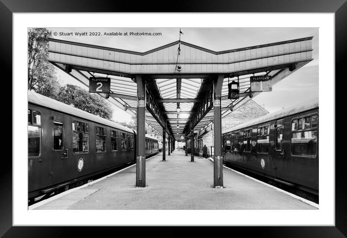 Swanage Station, Dorset Framed Mounted Print by Stuart Wyatt