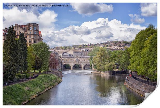 Pulteney Bridge Bath Print by Lynn Bolt