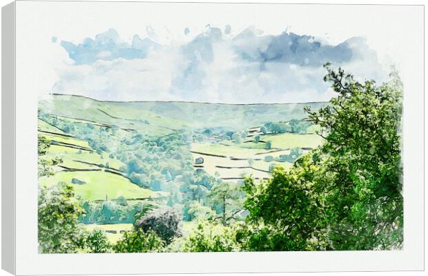 Richmond North Yorkshire Canvas Print by Picture Wizard