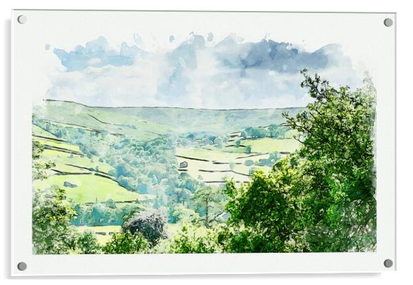Richmond North Yorkshire Acrylic by Picture Wizard
