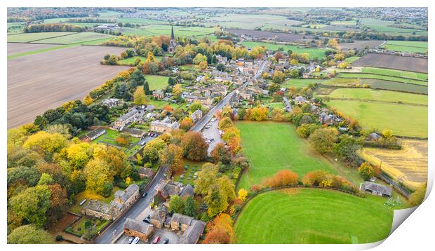 Wentworth From The Air Print by Apollo Aerial Photography