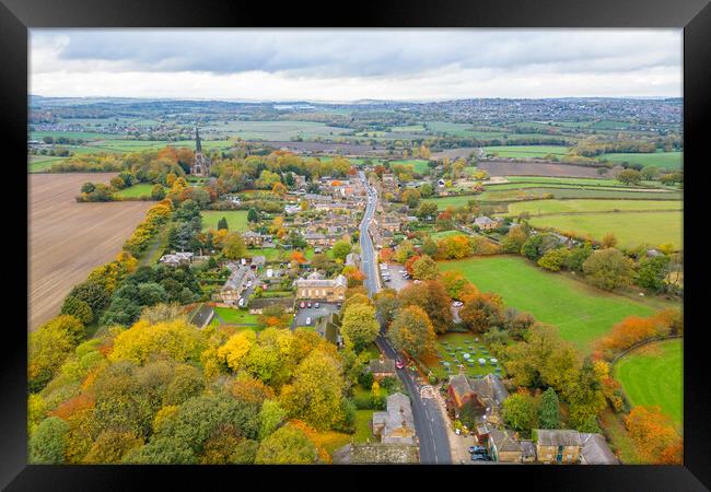 Village of Wentworth Rotherham Framed Print by Apollo Aerial Photography
