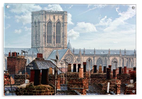 York minster Acrylic by Tony Bates