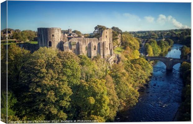 Barnard Castle Canvas Print by Gary Richardson