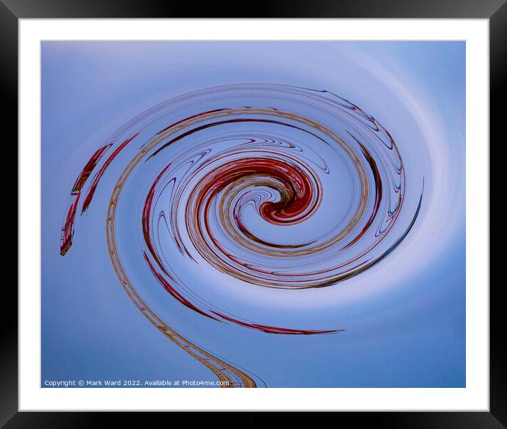 The Curve Framed Mounted Print by Mark Ward