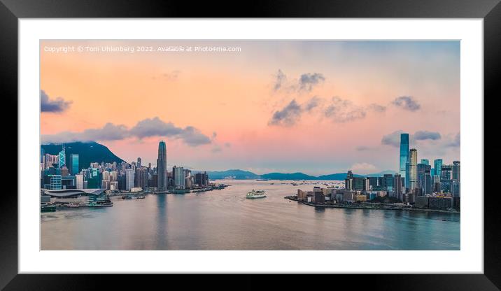 HONG KONG 20 Framed Mounted Print by Tom Uhlenberg