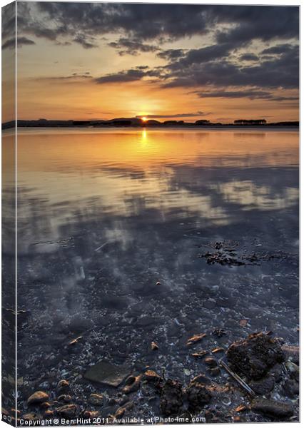 West Sands Canvas Print by Ben Hirst