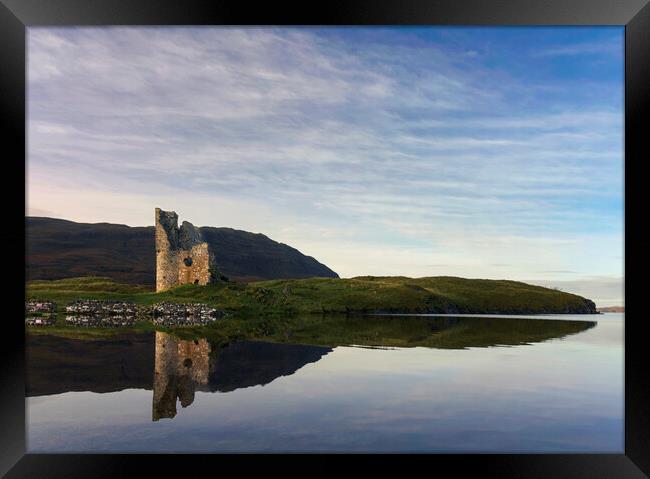 Ardvreck Castle Sunrise  Framed Print by Anthony McGeever