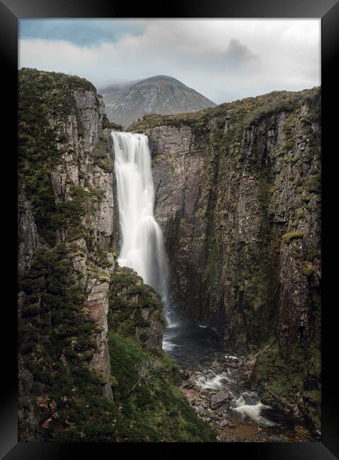 Wailing Widow Falls Assynt Framed Print by Anthony McGeever