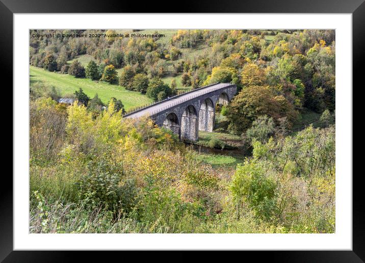Monsal Dale Framed Mounted Print by David Hare
