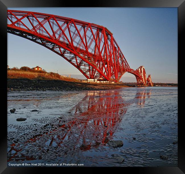 Reflect the Forth Framed Print by Ben Hirst