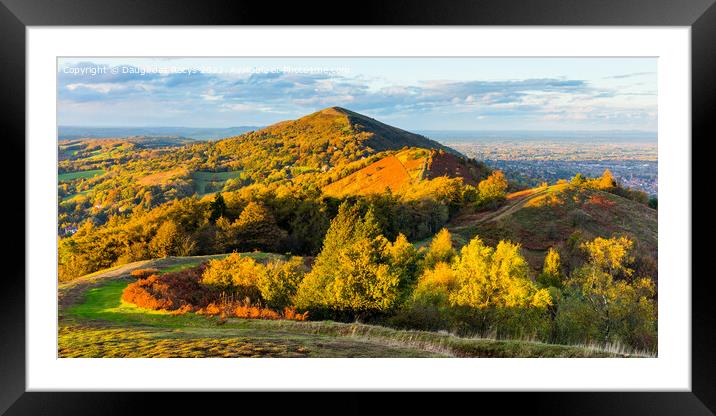 Majestic Malvern Hills in Autumn Framed Mounted Print by Daugirdas Racys