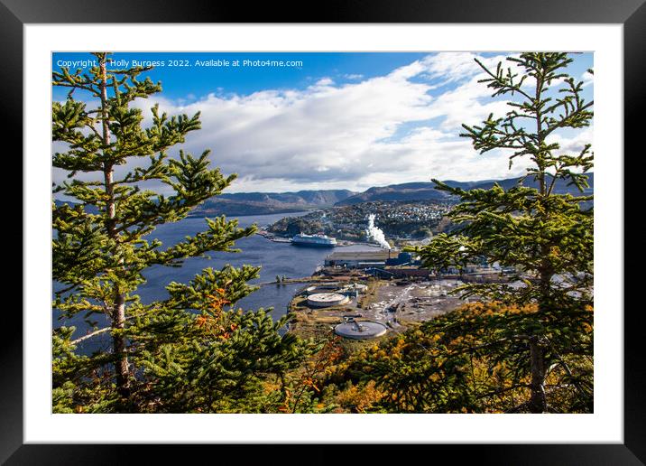 Captain Cook's Panoramic Canadian Legacy Corner Br Framed Mounted Print by Holly Burgess