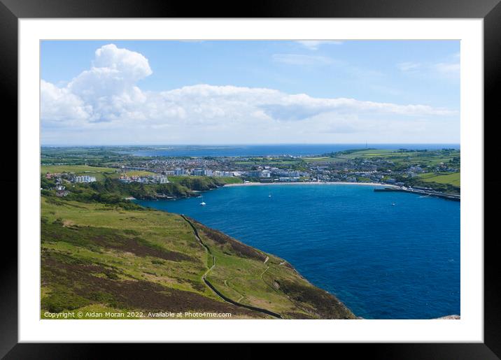 Port Erin, The Isle of Man  Framed Mounted Print by Aidan Moran