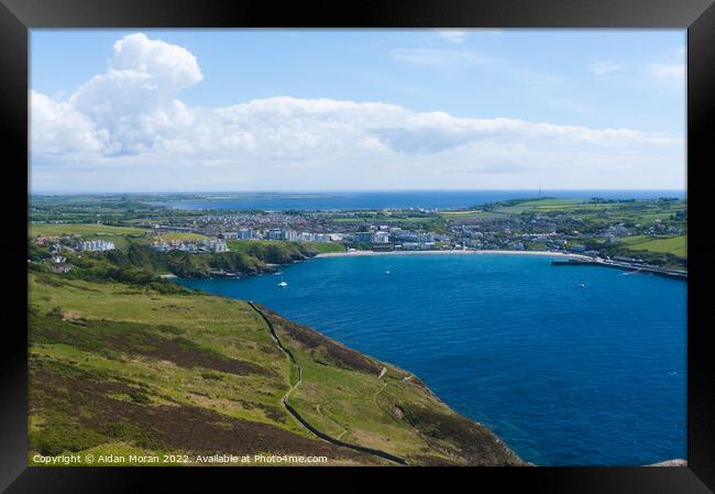 Port Erin, The Isle of Man  Framed Print by Aidan Moran
