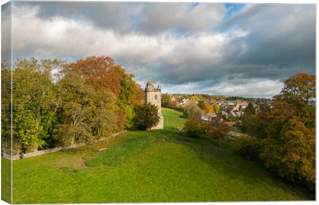 The Culloden Tower Richmond North Yorkshire Canvas Print by Apollo Aerial Photography