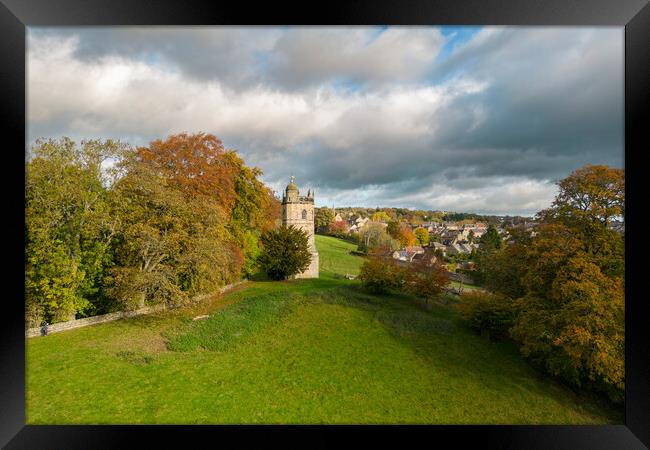The Culloden Tower Richmond North Yorkshire Framed Print by Apollo Aerial Photography