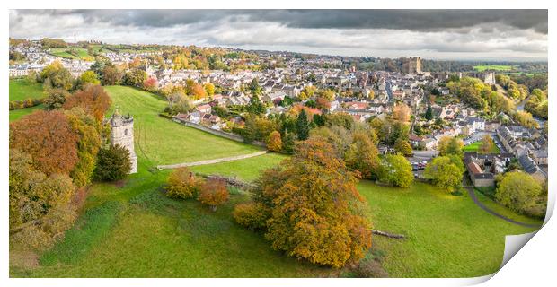 The Culloden Tower and Richmond Print by Apollo Aerial Photography