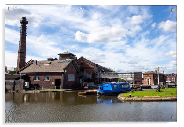 Discover the Serenity of Ellesmere Port Acrylic by Derek Daniel