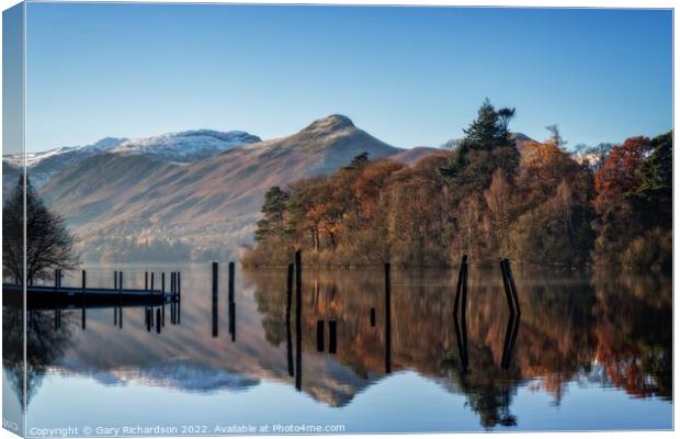 Catbells Canvas Print by Gary Richardson