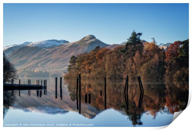 Catbells Print by Gary Richardson