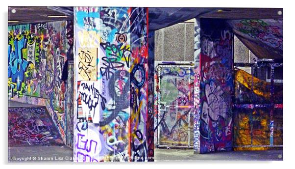 Graffiti Alley Acrylic by Sharon Lisa Clarke