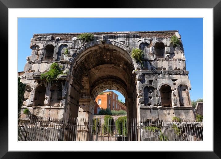 Arch of Janus in Rome Framed Mounted Print by Artur Bogacki