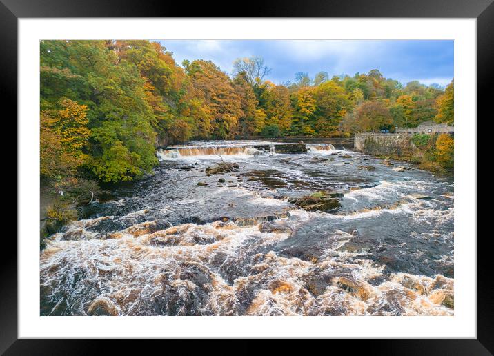 River Swale Framed Mounted Print by Apollo Aerial Photography