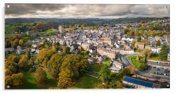 Richmond North Yorkshire Acrylic by Apollo Aerial Photography