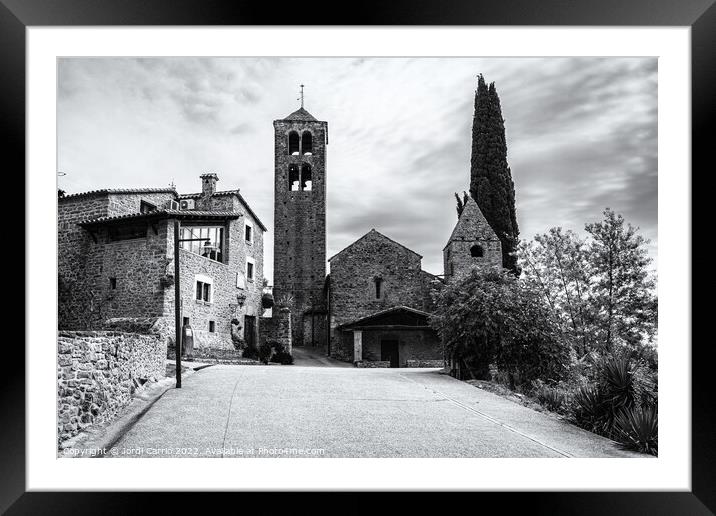 Ancient Beauty in Monochrome - CR2010 3810 BW Framed Mounted Print by Jordi Carrio