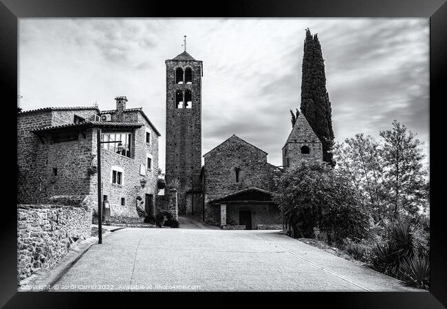 Ancient Beauty in Monochrome - CR2010 3810 BW Framed Print by Jordi Carrio