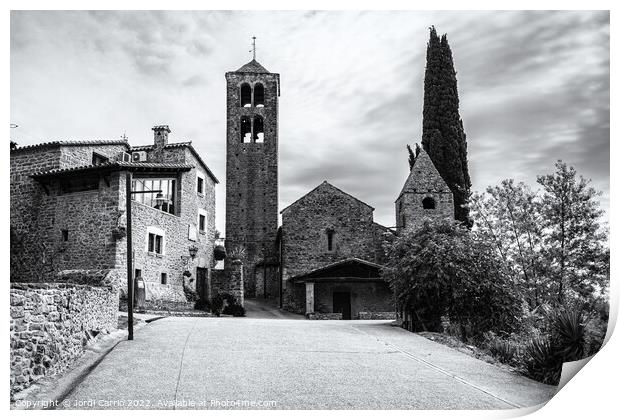 Ancient Beauty in Monochrome - CR2010 3810 BW Print by Jordi Carrio