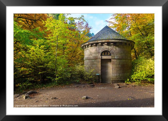 Ossian's Hall, The Hermitage, Dunkeld Framed Mounted Print by Douglas Kerr